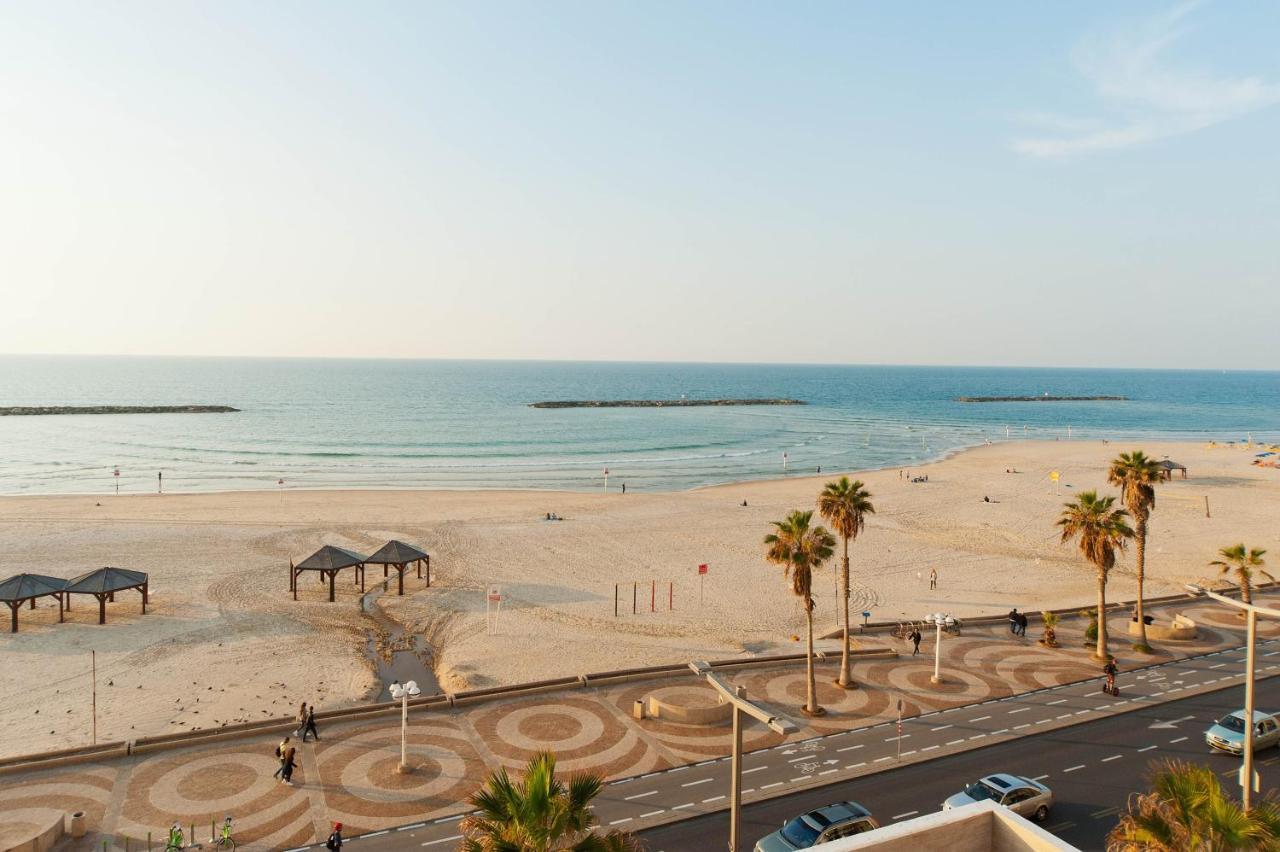 Chic 3Br Apt W Sauna & Parking On The Beach By Sea N' Rent Tel Aviv Exterior foto