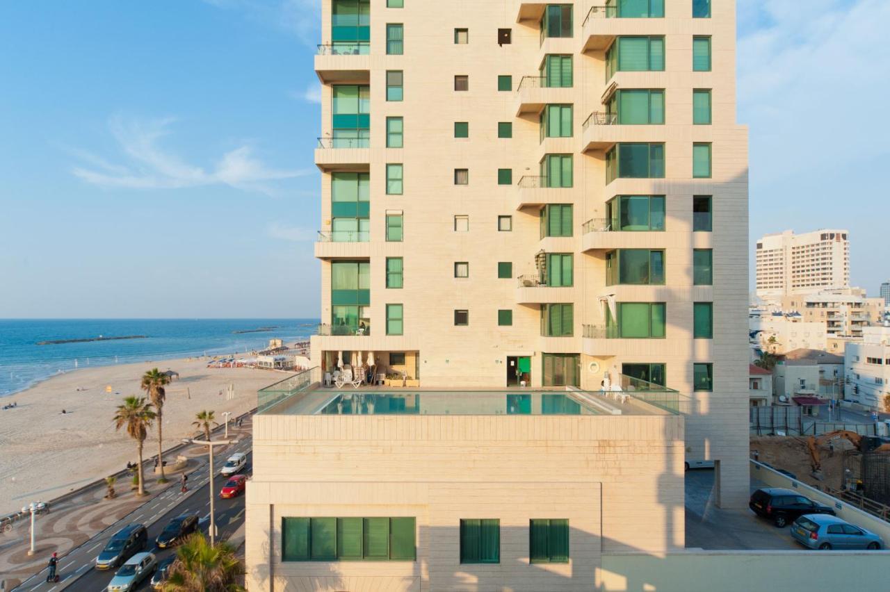 Chic 3Br Apt W Sauna & Parking On The Beach By Sea N' Rent Tel Aviv Exterior foto