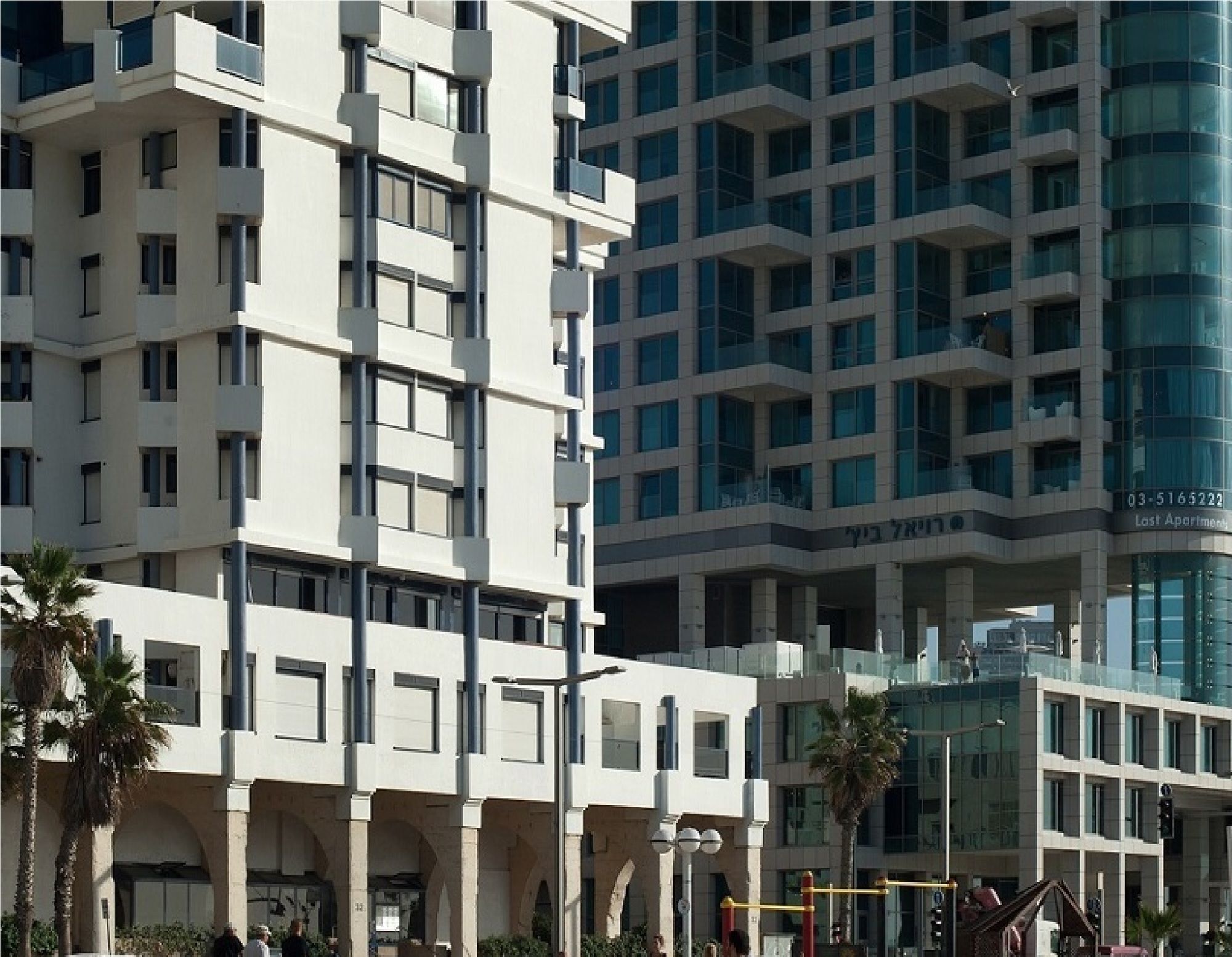 Chic 3Br Apt W Sauna & Parking On The Beach By Sea N' Rent Tel Aviv Exterior foto